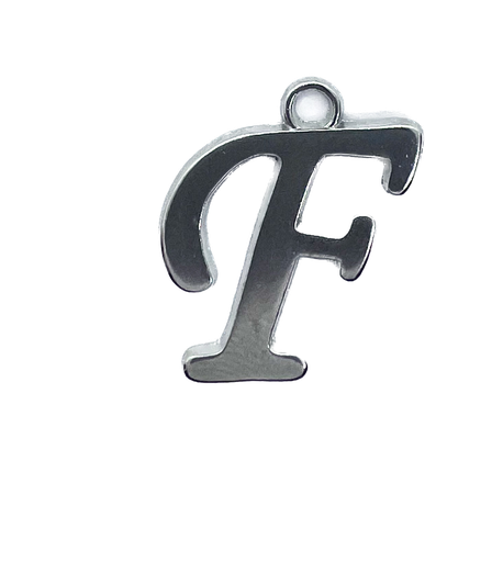 Dijes de fundición letra F x 10gr