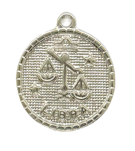 Dijes de fundición zodíaco libra (2)