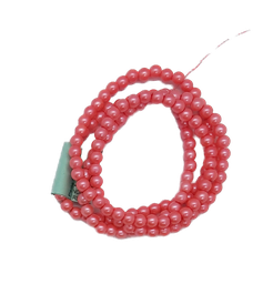 [11255] Perla vidrio perlada 6mm salmón