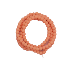 [11257] Perla vidrio engomada 6mm salmón