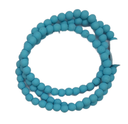 [11257] Perla vidrio engomada 8mm celeste
