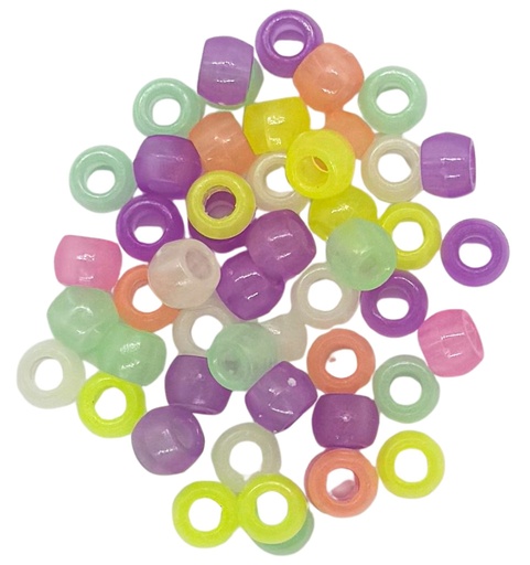 [11735] Plástico luminoso cilindro pase ancho x 10 gr