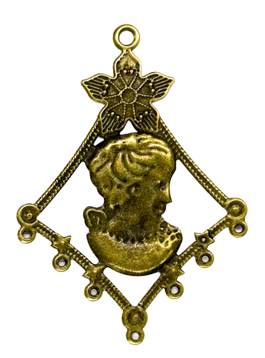 [11409] Filigrana bronce mod#15 x 1 un.