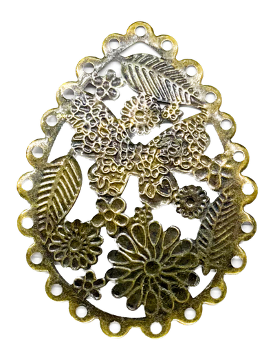 [11409] Filigrana bronce mod#9 x 1 un.